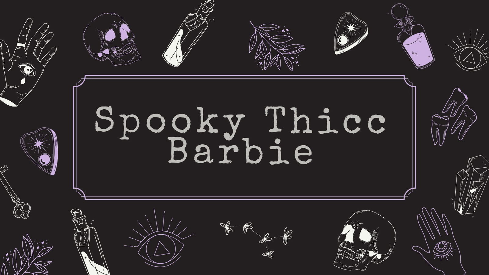 Spooky Thicc Barbie profile banner