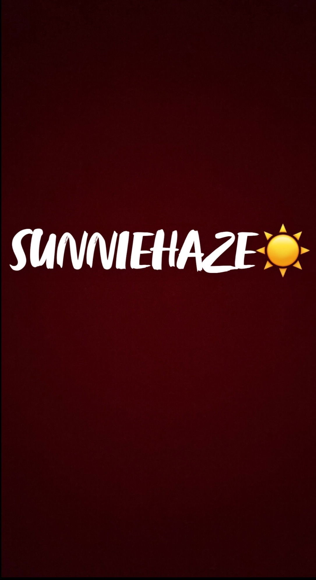 Sunnie Haze☀️ profile banner
