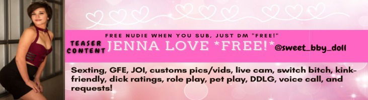 🌸💖Jenna Love~Free Account💖🌸 profile banner