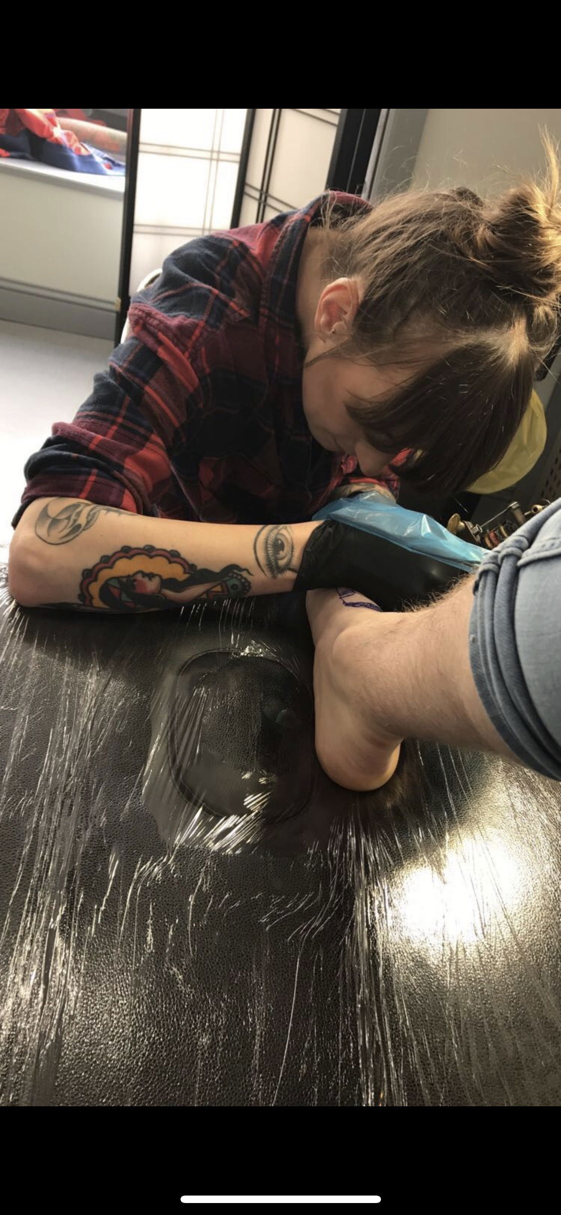 Tattooed feet profile banner