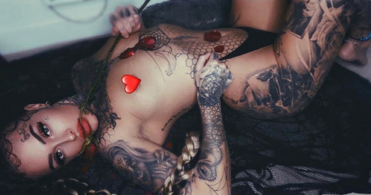 Tattooed barbie girl profile banner