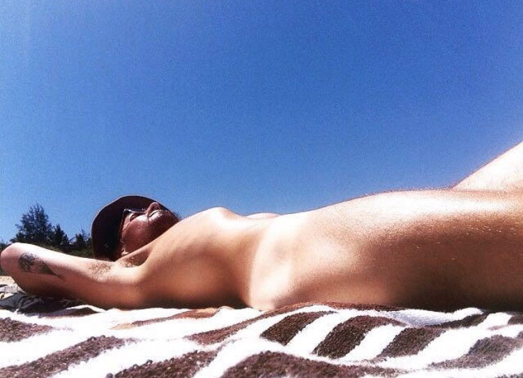 The naked hippie profile banner