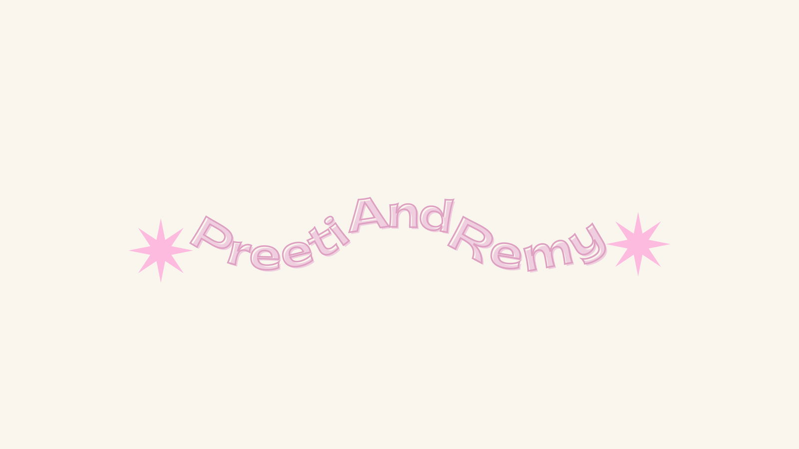 Preeti & Remy profile banner