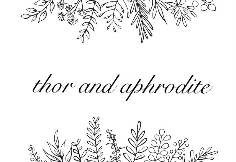 Thor and Aphrodite profile banner