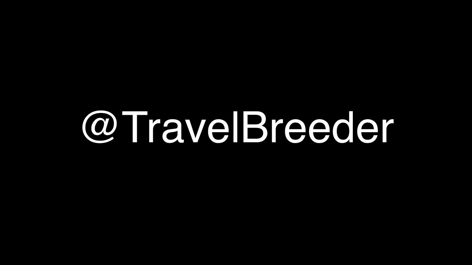 Travel Breeder profile banner