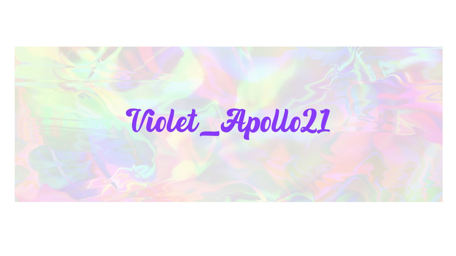 Violet profile banner