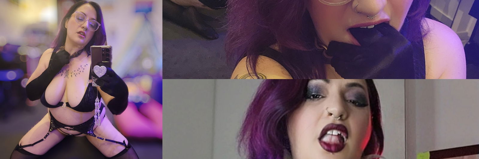 Violet Kitty VIP profile banner