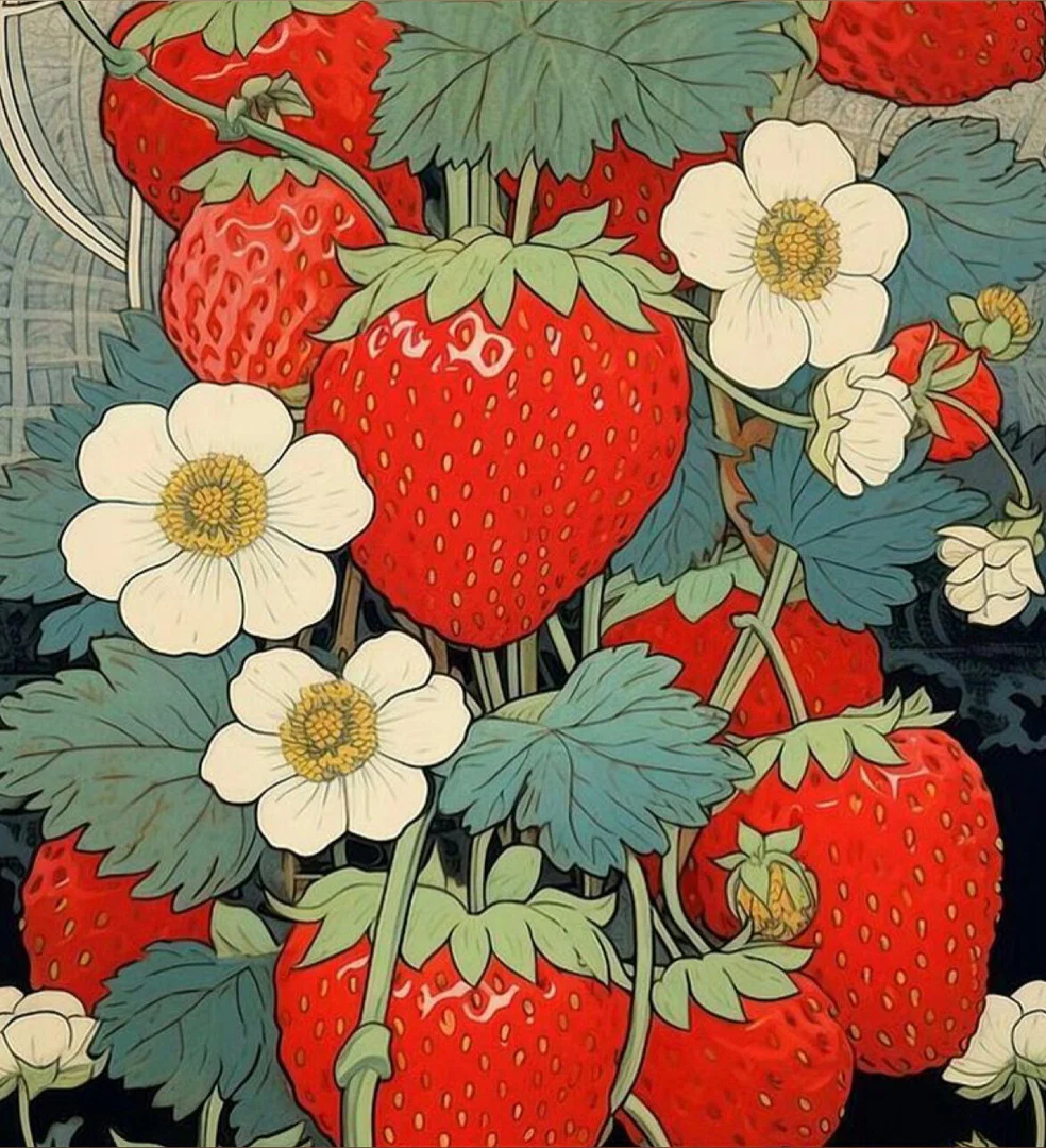 Strawberry profile banner