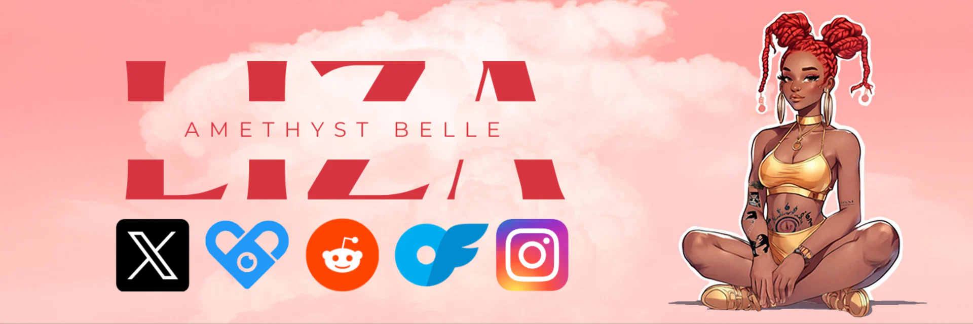Liza Amethyst Belle profile banner