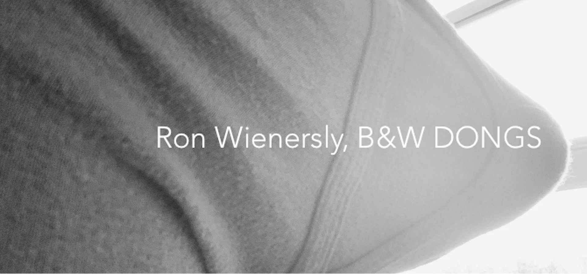 Ron Wienersly profile banner