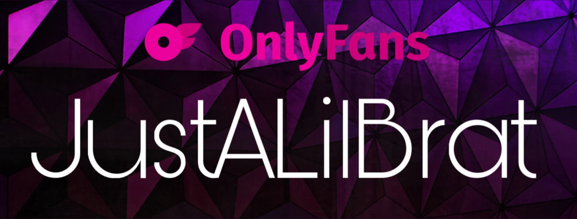 JustALilBrat profile banner
