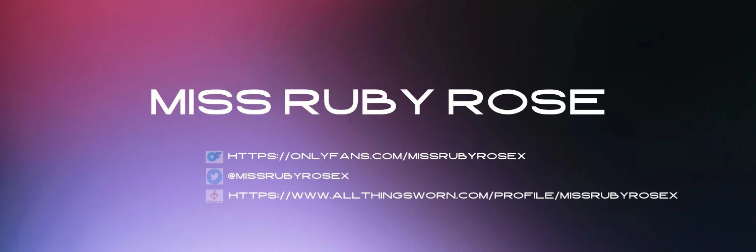 Ruby Rose profile banner