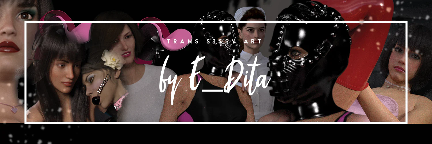 Trans Sissy Art by E_Dita profile banner