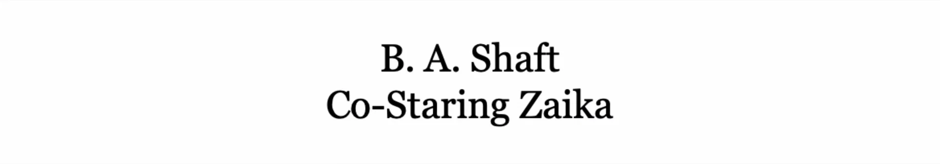 Balls A. Shaft profile banner