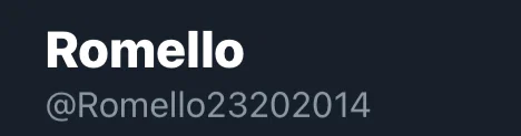 Romello profile banner