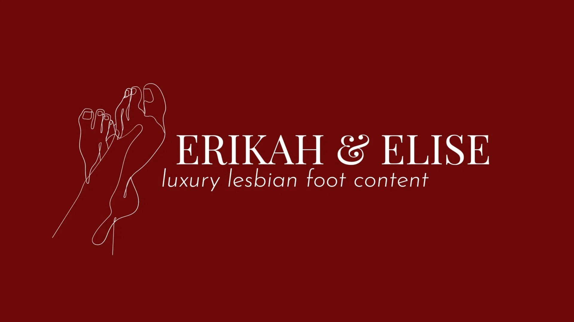 Erikah & Elise | Luxury Lesbian Feet profile banner