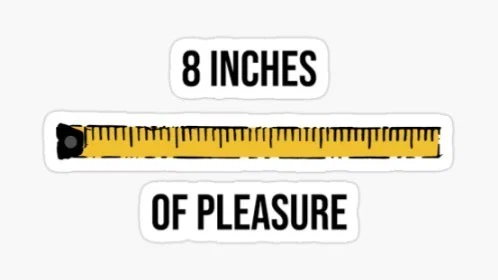 8 inches of pleasure! profile banner