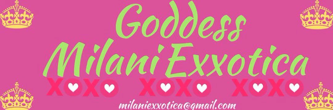 Goddess Milani profile banner