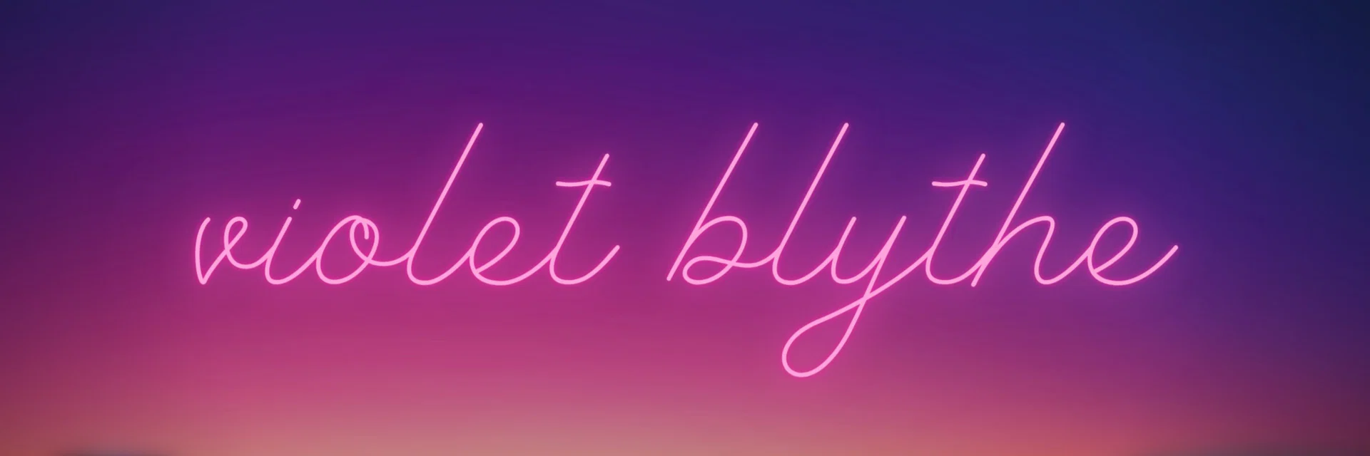 Violet Blythe profile banner