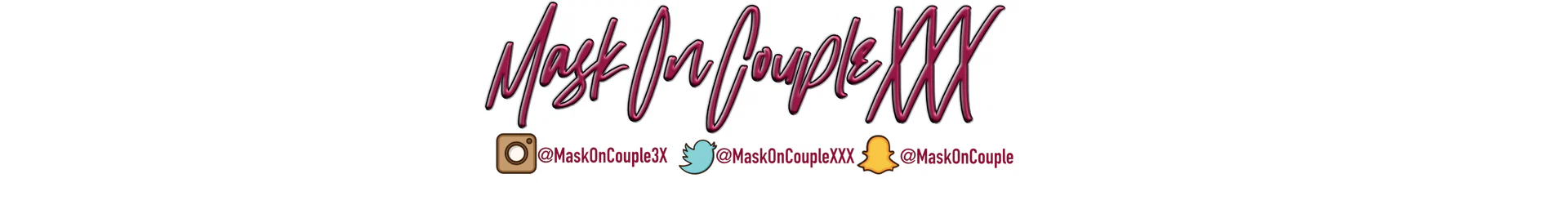 Mask On Couple profile banner