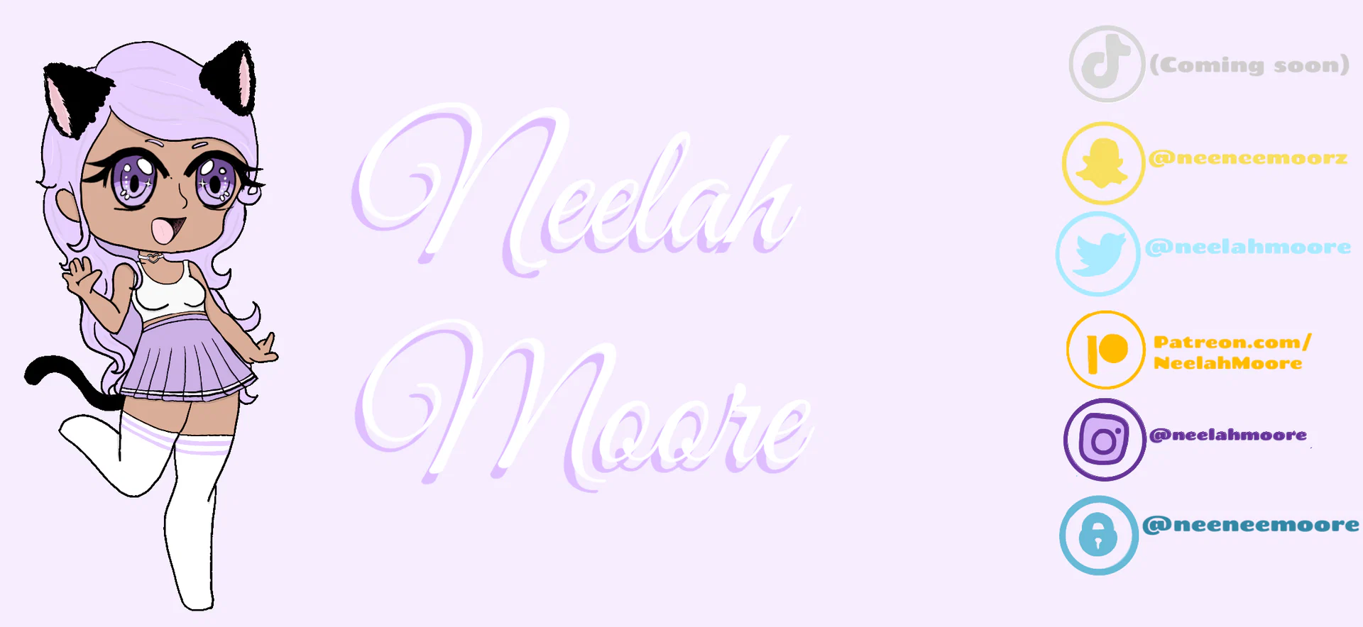 Neelah Moore profile banner