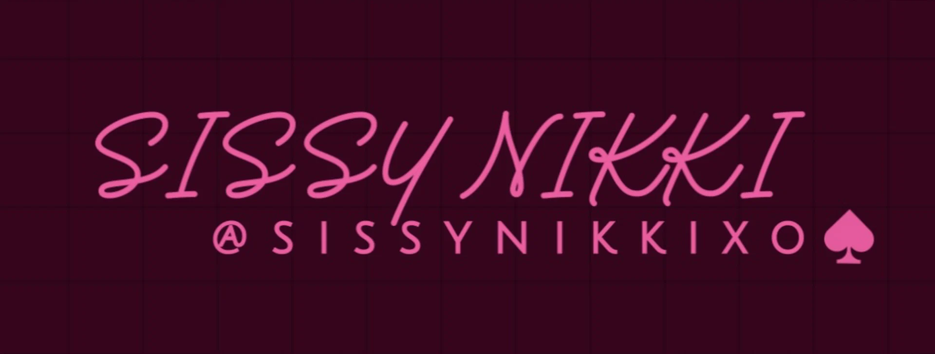 Sissy Nikki profile banner