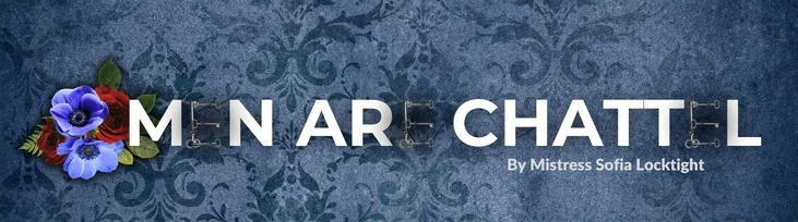 🟢🔒Chastity🔐Keyholding🗝️MenAreChattel.com profile banner