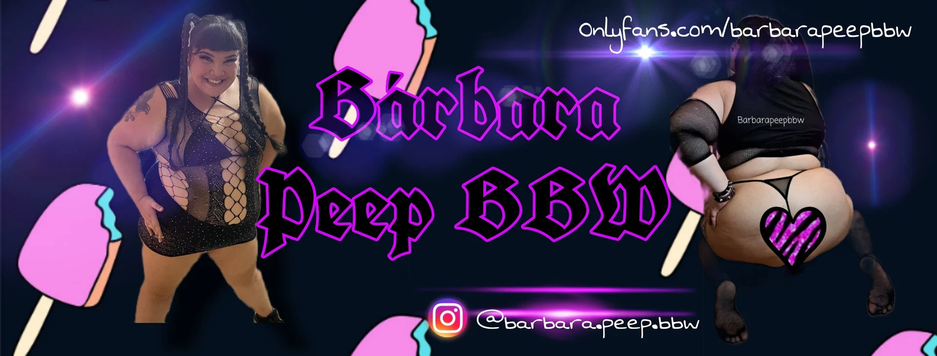 🟢 Bárbara Peep BBW🐽💙 profile banner