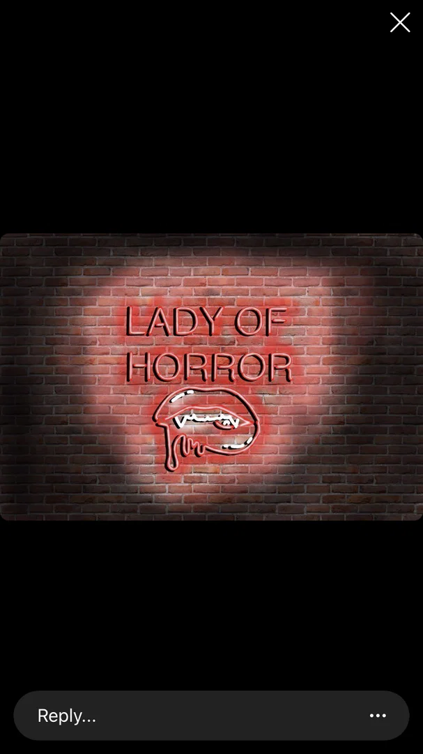 Lady of horror profile banner