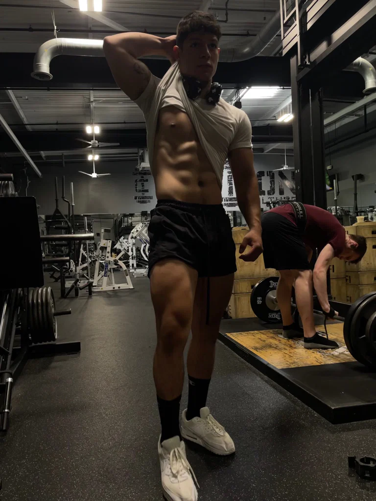 Bubble butt gym bro