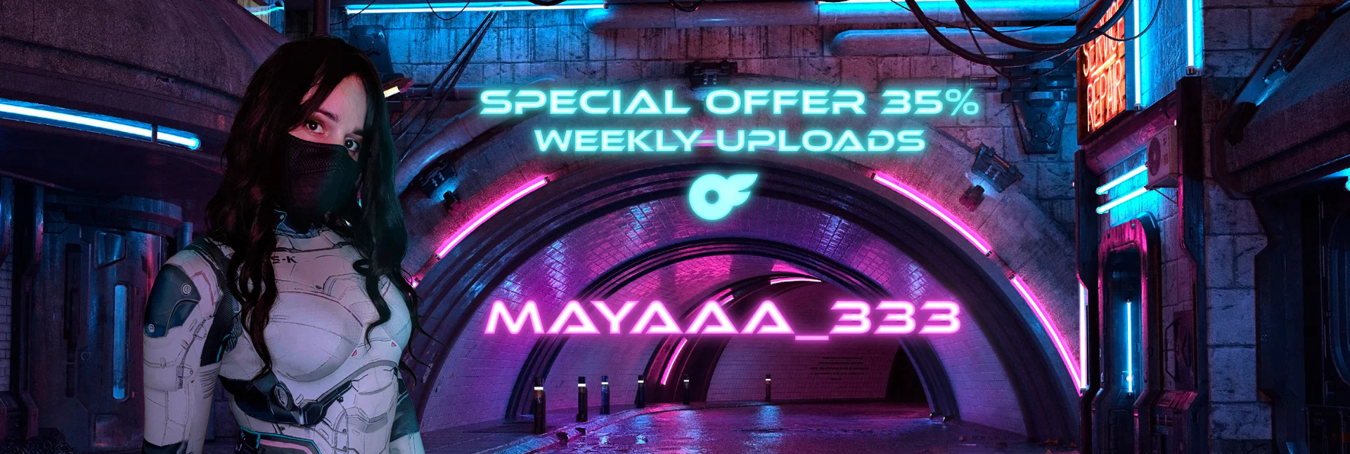 Maya profile banner