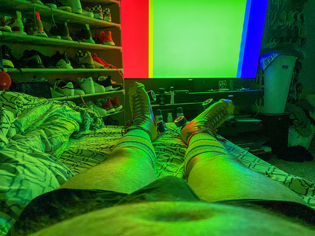 Socks Sneakers and Skates