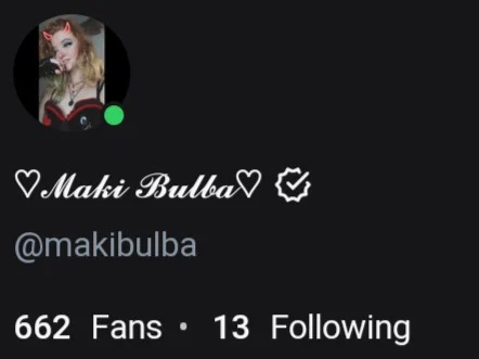 Follow @makibulba profile banner