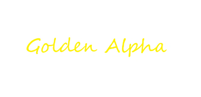 Golden Alpha profile banner