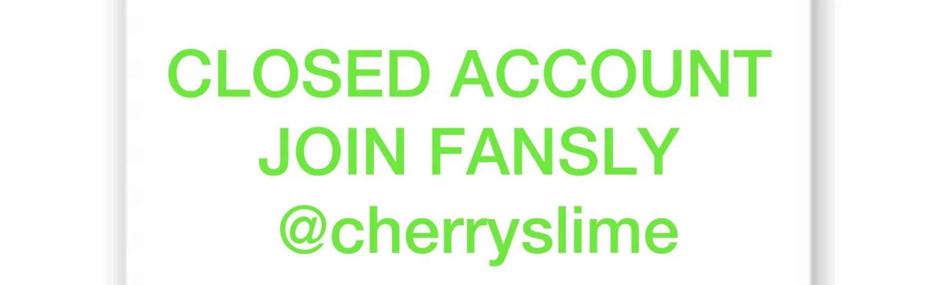 Cherry Slime profile banner