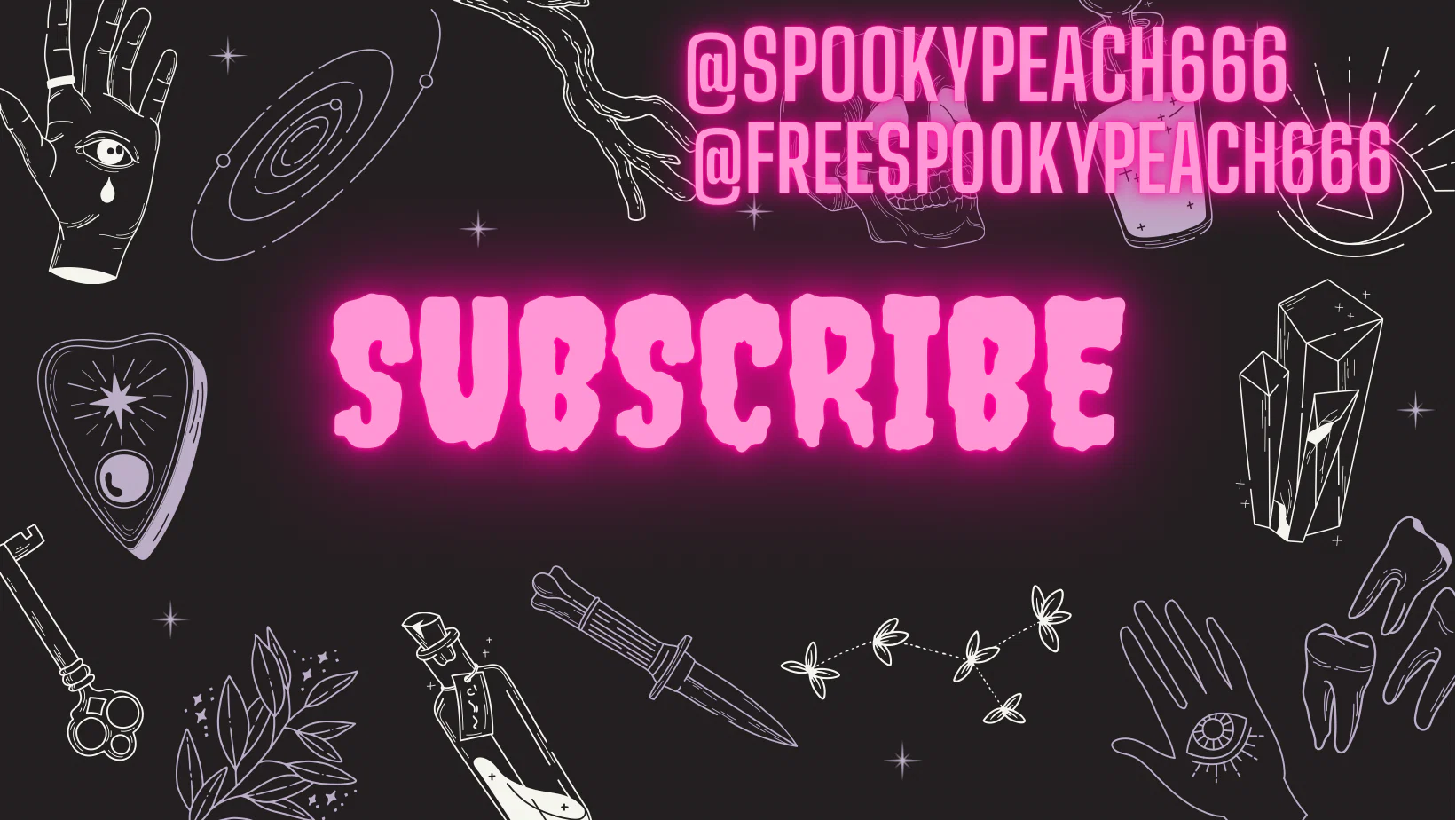 freespookypeach666 profile banner
