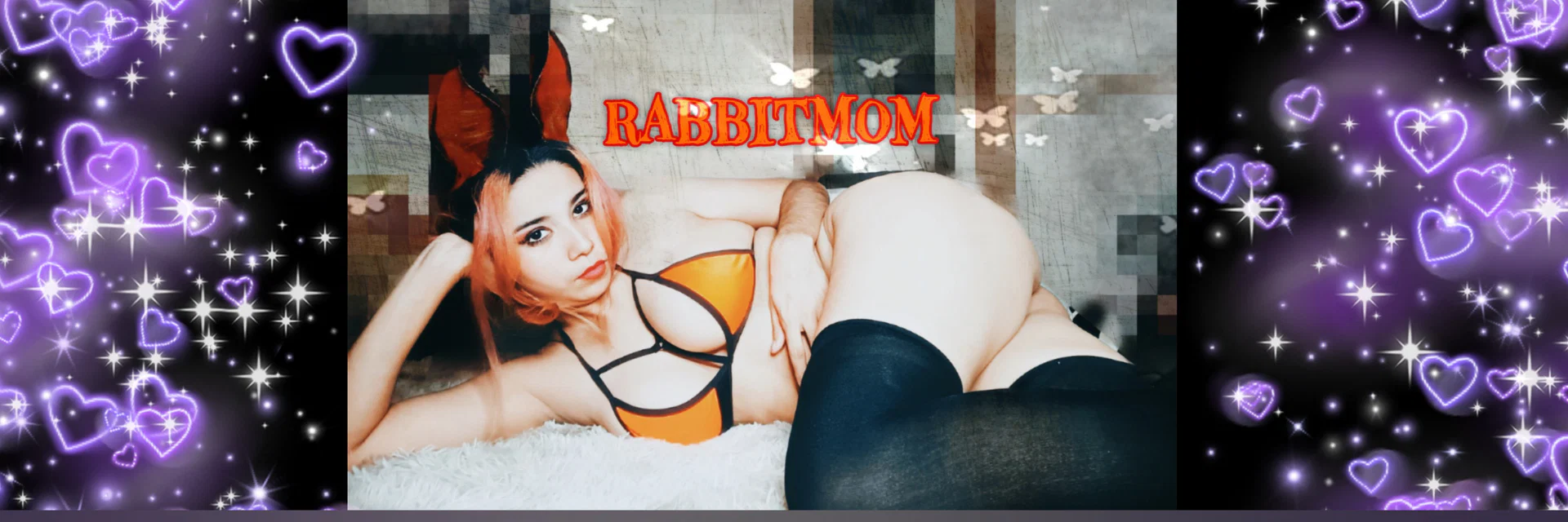 Rabbit mom profile banner