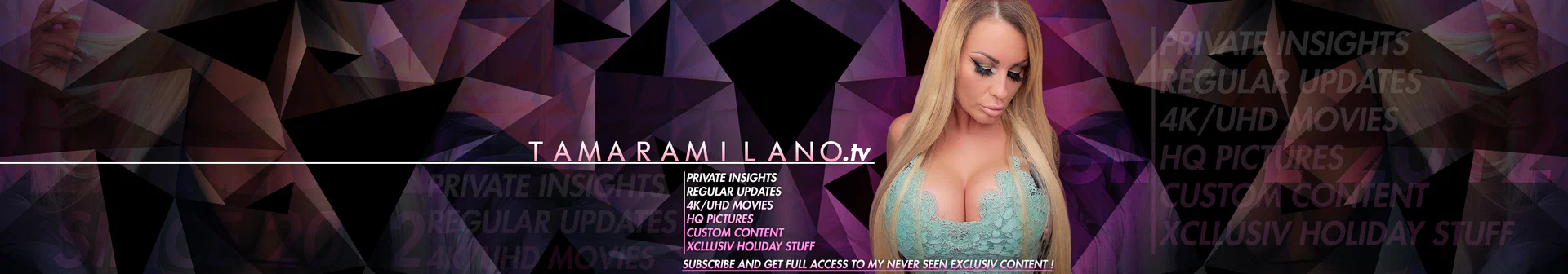 TamaraMilano profile banner