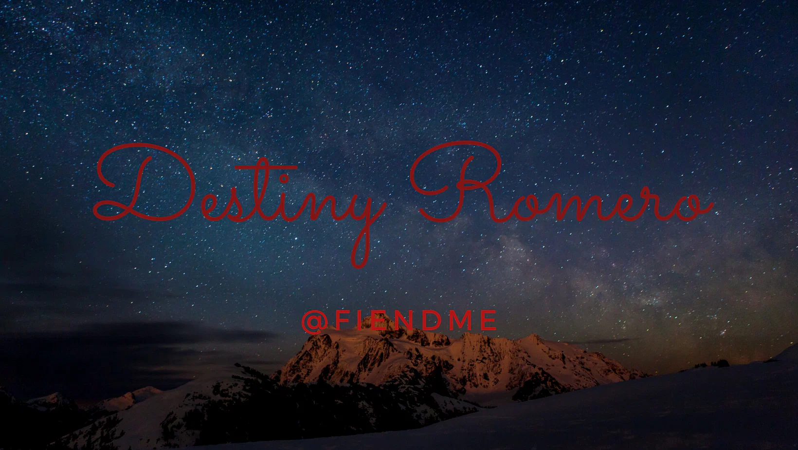 Destiny Romero profile banner