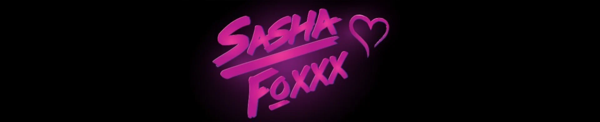 TheSashaFoxxx profile banner
