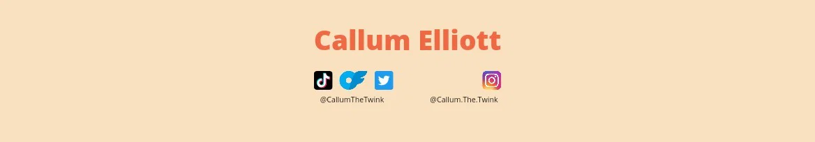 Callum profile banner