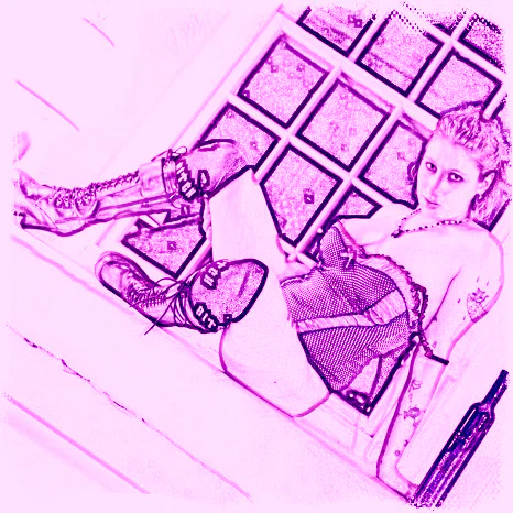 Curvy Siren sexy bbw gothic punk milk profile banner