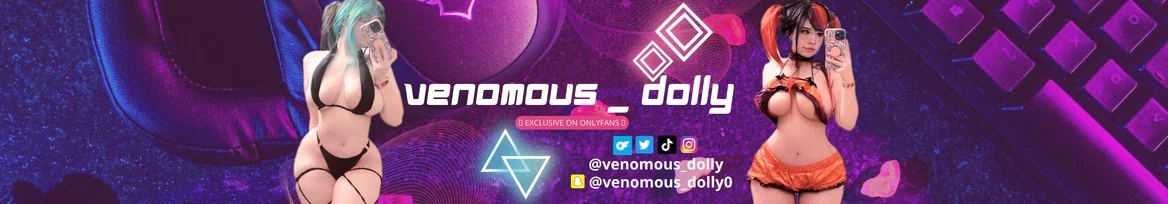 venomous dolly 🖤 profile banner