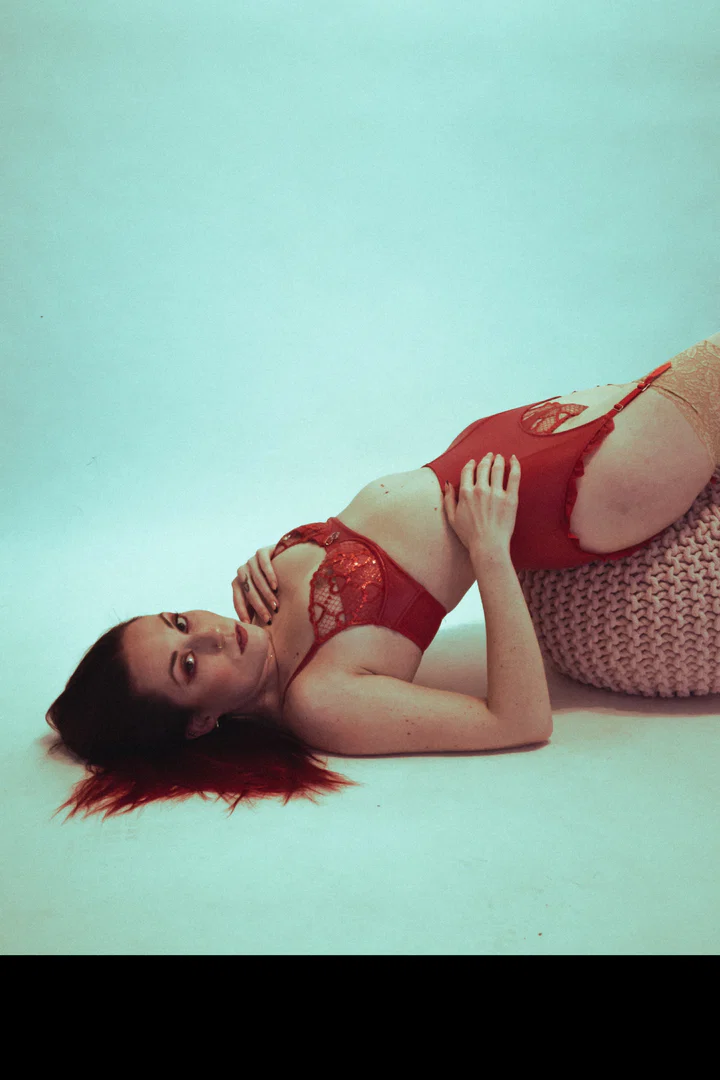 Red profile banner