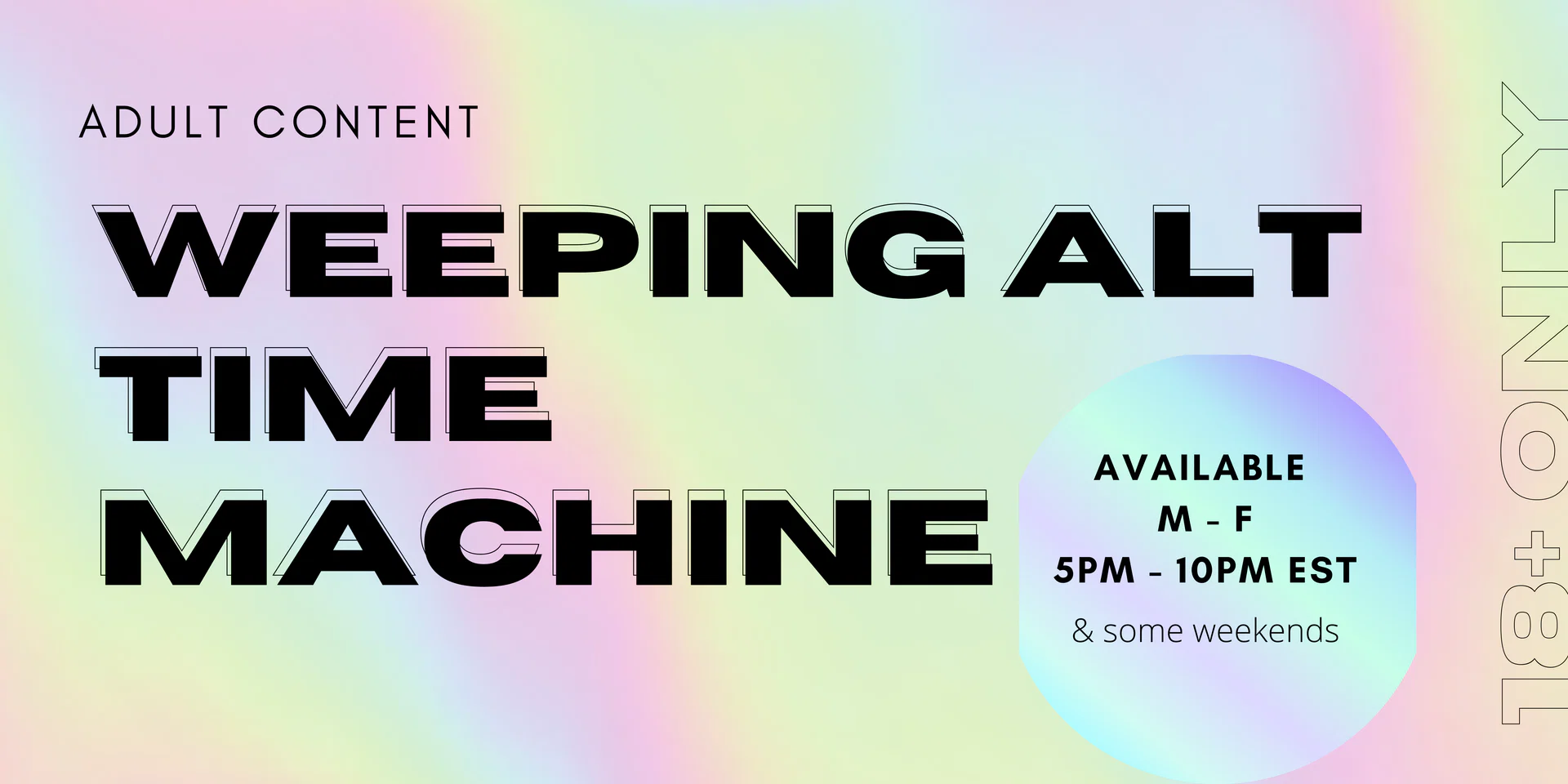 Weeping Alt Time Machine profile banner