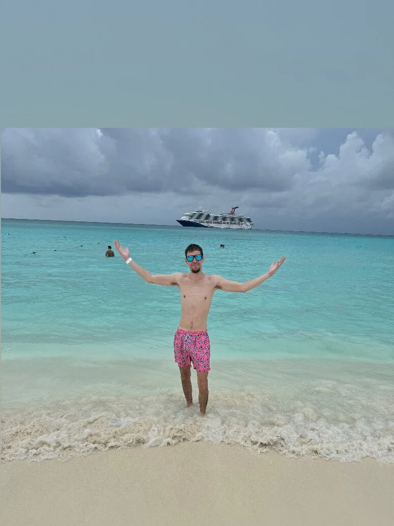 Slim handsome profile banner