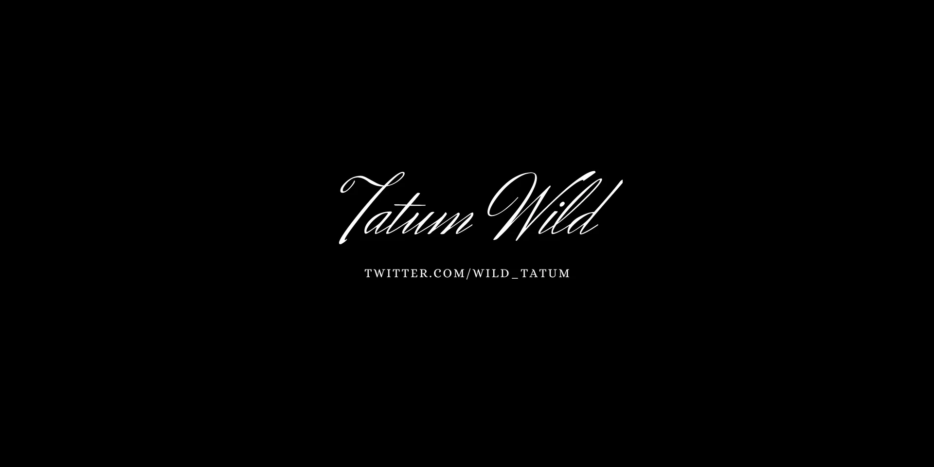 Tatum Wild profile banner