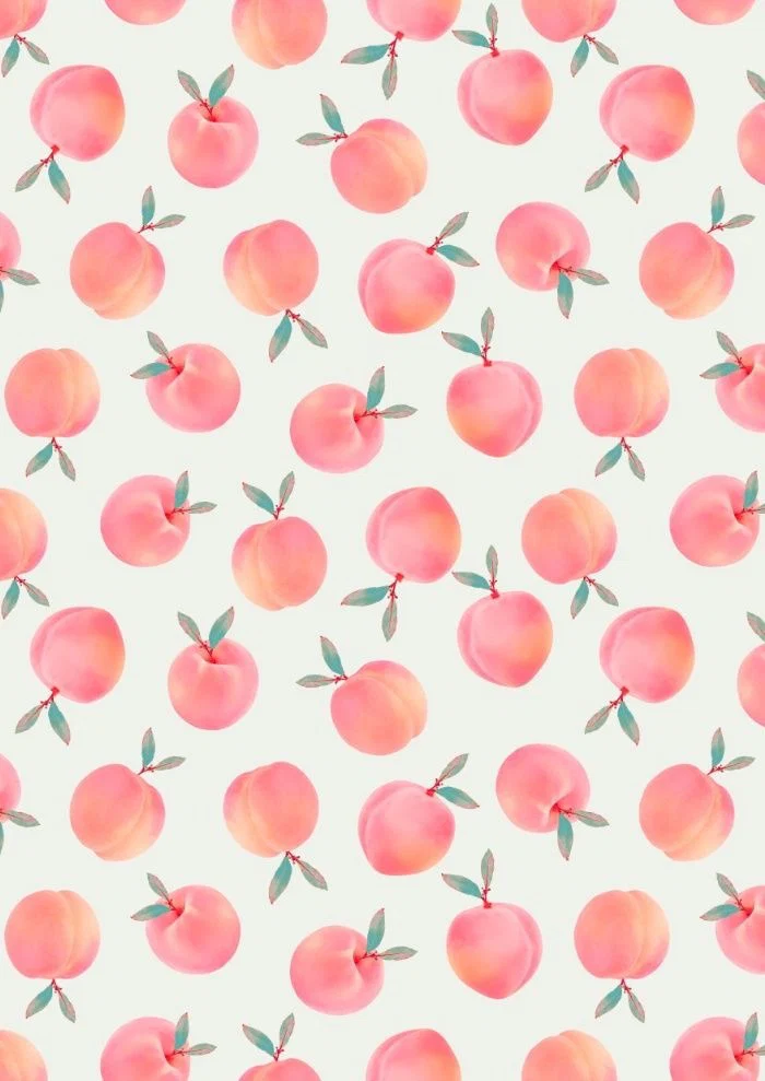Peach profile banner