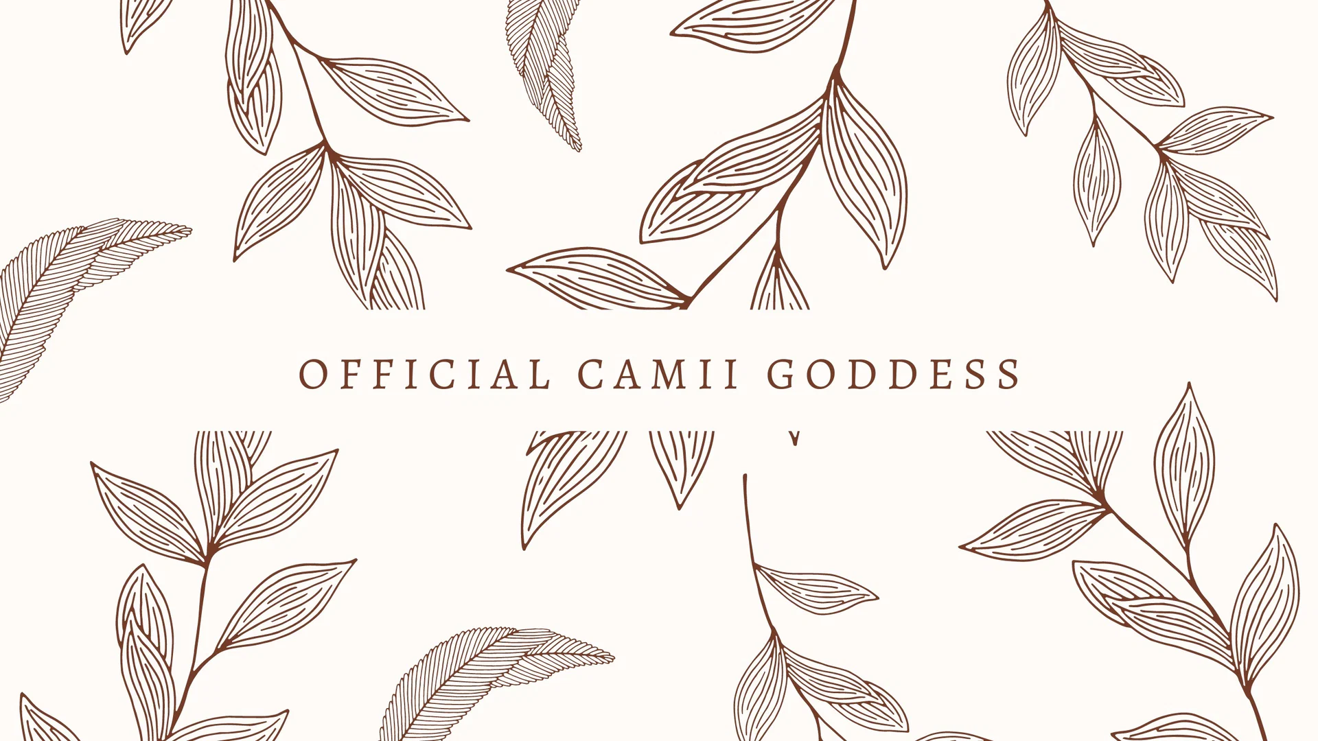 Camii Goddess profile banner