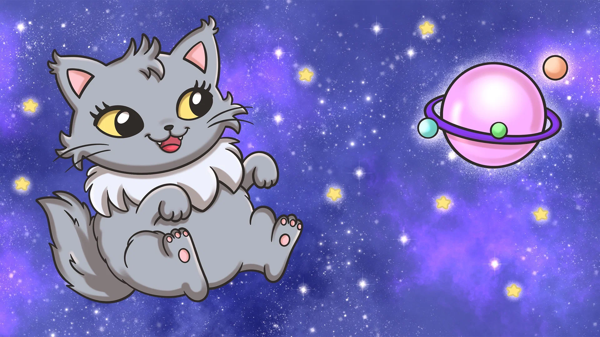 Fluffy Space Cat profile banner